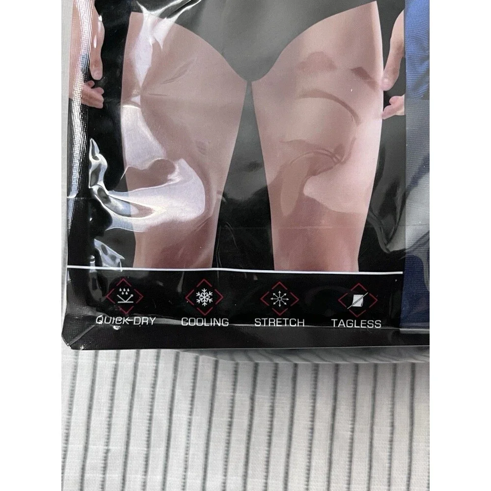 New Men’s 6 Pack No Show Briefs Size Large